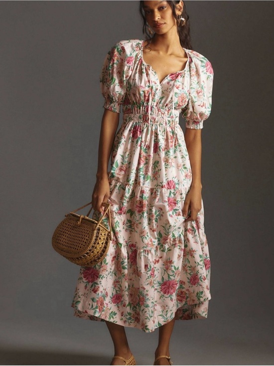 Anthropologie Dresses & Skirts - Anthropologie Maeve Floral Midi Dress